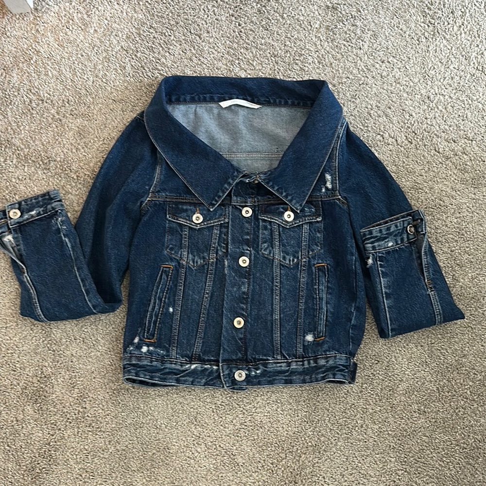 Zara denim jacket rare style